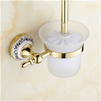 Toilet Cup Holder Suit Bathroom Accessories Hardware Golden Space Frame Brush 2015 Rushed Toilet Paper Papel Higienico
