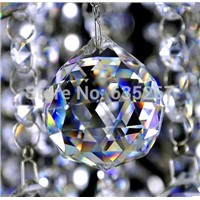 204pcs/lot , 30mm crystal faceted ball crystal glass chandelier ball for fengshui &amp;amp;amp; chandelier pendant parts