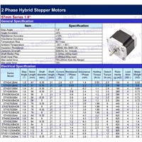 NEMA23 stepper motor 57X51mm 2.8A 1.1N.m stepping motor 157Oz-in Nema 23 CNC for router engraving milling machine 3D printer