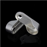 150PCS/LOT Oval Open Closet Thick Bracket For Oval Closet Rod Holder Supports Nickel Finish