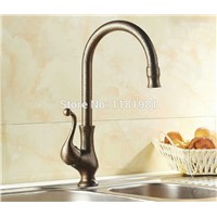 Ceramic valve core Pure copper faucet tap bathroom mixer antique brass faucet  G9838