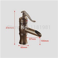 Deck mounted antique brass basin faucet Made in China Alibaba RB1023