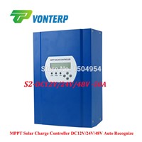 48V 50A  Solar Tracking System Charge Controller/ Intelligent 12V 24V 48V 50A MPPT Solar Controller Charger With DC Output