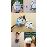5 Pcs 20MM dc 6v stepper motor with gear box Double flat shaft  4-Phase 5-Wire Micro Stepper Motor arduino