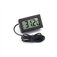 1PC Mini LCD Display Inlay Digital Thermometer Probe Refrigerator/Fish Tank Temperature Tester( -50C~110C ) Include Batteries