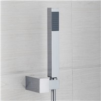 New Brand Wall Mounted Bathroom 8&amp;amp;quot;ABS Rainfall Shower Faucet Set Mixer Valve With Hand Shower Single Handle Sink Mixer Taps
