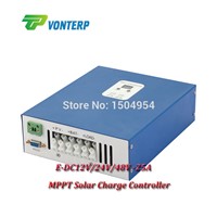 25A MPPT  Solar Charge Controller  12V 24V 48V Solar Panel Battery Charger Solar Regulator