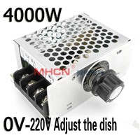 4000W 220V  high power rectifier AVR motor speed Controller  thermostat equipped with shell  and dial