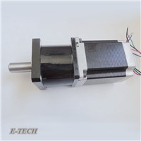 10:1 Planetary Gearbox NEMA 23 Stepper Motor With Motor Length 112 mm