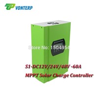 60A MPPT Solar Charge Controller 60A,Solar Charger,solar Panel charge Regulator 12V/24V/48VDC AUTO MPPT 60A Solar Controller