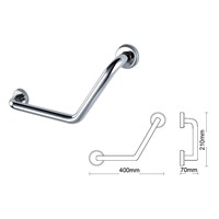 SUS304 stainless steel 400mm  Polished Bathroom armrest Thickened Bathroom handrail railing