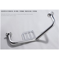 SUS304 stainless steel 400mm  Polished Bathroom armrest Thickened Bathroom handrail railing-MD-H7ET37