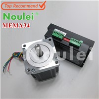 NEMA34,86HS115-6004 115mm Hybrid Stepping Motor 1.8N.m, 2phase stepper motor +2 phase hybrid motor driver