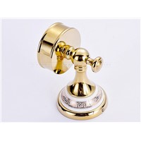 Golden &amp;amp;amp; Ceramic  Cup &amp;amp;amp; Tumbler Holders Wall Mount Bathroom Double Toothbrush Cup Holder
