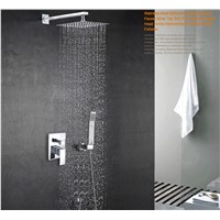 BECOLA Luxury 8-10-12-16 inch Stainless Steel Bathroom rain shower faucets head shower set with hand shower