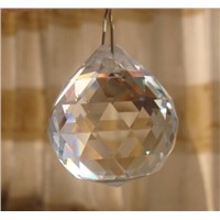 10Pcs/Lot, Transparent 20mm Crystal Chandelier balls sun catcher prism Chandelier Pendant Parts.