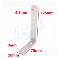 5PCS 90mm x 90mm x 20mm Angle Bracket Stainless Steel