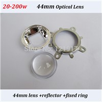 Secondary optical led lens and reflector for 20w-200w integrarted high power led