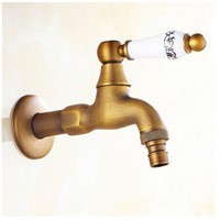 Antique Washing Machine Faucet Bathroom Faucet Handles Decorative Outdoor Faucets Water Tap Wall torneira grifos