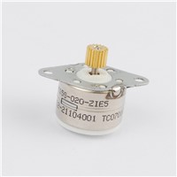 10pcs 4 wire 2 phase DC Micro stepper motor step angle dia 15mm  with output gear