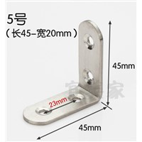 2pcs 45*45*20mm stainless steel angle bracket L shape satin finish frame board support