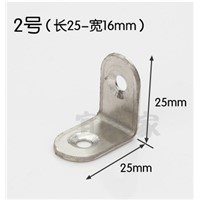 10pcs 25*25*16mm stainless steel angle bracket L shape satin finish frame board support