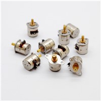 20 Pcs 3-5v Dc 2 Phase 4 Wire Dc Stepper Motor Micro Stepping Motor for Digital Products Camera Size 8*9.5mm