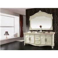 high end solid wood bathroom cabinet