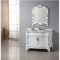 bathroom vanity with high quality white color