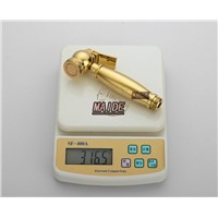 Toilet Bathroom Gold Hand held Diaper Bidet Sprayer Shower Shattaf Spray Douche kit Jet Golden &amp;amp;amp; Brass Holder &amp;amp;amp; Hose