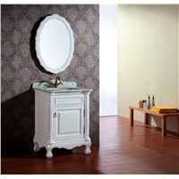 round mirror antique bathroom cabinet