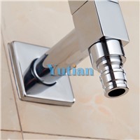 Bibcock faucet tap crane chrome Finish Bathroom Wall Mount Washing Machine Water Faucet Taps YT-5174