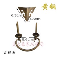 [Haotian vegetarian] imitation of Ming and Qing Dynasties Zhangmu Xiang Chinese copper fittings HTN-064 tri-color