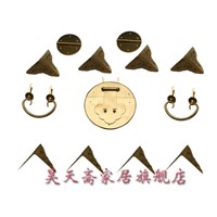 [Haotian vegetarian] Chinese antique Ming and Qing furniture fittings copper live Zhangmu Xiang HTN-035
