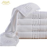 ROMORUS Luxury 5 Star Hotel White Towels 100% Quality Cotton 3 pcs Towel Sets for Adults with 35*76cm Face 75*140cm Bath Towels