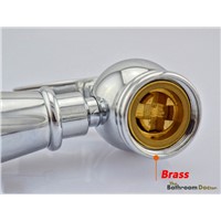 High Quality Chrome Soild Brass Hand Held Bidet Spray + holder + 1.2m hose  02-087