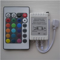 3pcs DC12V 24 Keys IR Remote Controller for LED strip 3528 5050 RGB lights Mini Controller