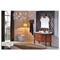 New modern wholesale High Quality Solid wood bathroom vanity manufacturer