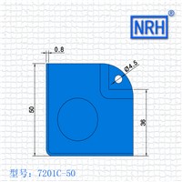 NRH 7201C-50 steel corner Protector  high quality amplifier corner Angle bead performance equipment case cornerite chrome finish