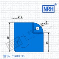 NRH 7201B-35 steel corner Protector amplifier corner high quality Angle bead performance equipment case cornerite chrome finish