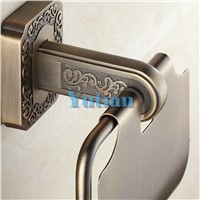 Antique Brass Carving Pattern Style Toilet Paper Holder Tissue Holder YT-12492