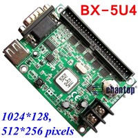 BX-5U4 large area 128k pixels support USB + serial port single&amp;amp;amp;Two color Display drive board LED controller card