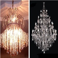 10X  for Curtains Partitions Entrance Loose Beads Chandelier Clear Glass Crystal Lamp Prism Hanging Drop Pendant Set 38mm+14mm