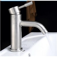 new arrival high quality 304 stainless steel never rust no lead single lever hot and cold bathroom sink faucet basin faucet