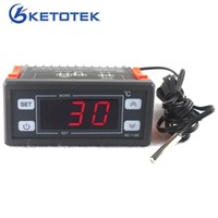 AC 220V 30A Digital Thermostat Temperature Regulator Controller with NTC sensor LED Display