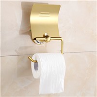 Space aluminum golden porcelain bathroom paper holder wall paper holder toilet roll holder bathroom accessories