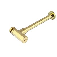 Brass Golden  Bottle Tap  Basin Waste Drain, Basin Mixer P-Trap Waste Pipe With Pop-up Drain