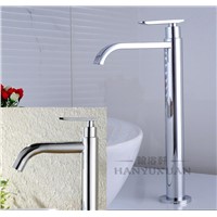 Good quality single cold water 31cm tall waterfall bathroom tap faucet chrome or brushed finish