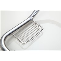 MONITE New Free Stainless Steel 6309 Bathtub Handrails Bathroom Safety Grab Bar Shower Chrome Hand Rail With Soap Dish Holder