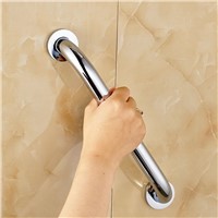 14 Inch Bathroom Safety Bathtub handrail Grab Bar with Concealed Screws - Chrome Brass Wall Mount 11-234